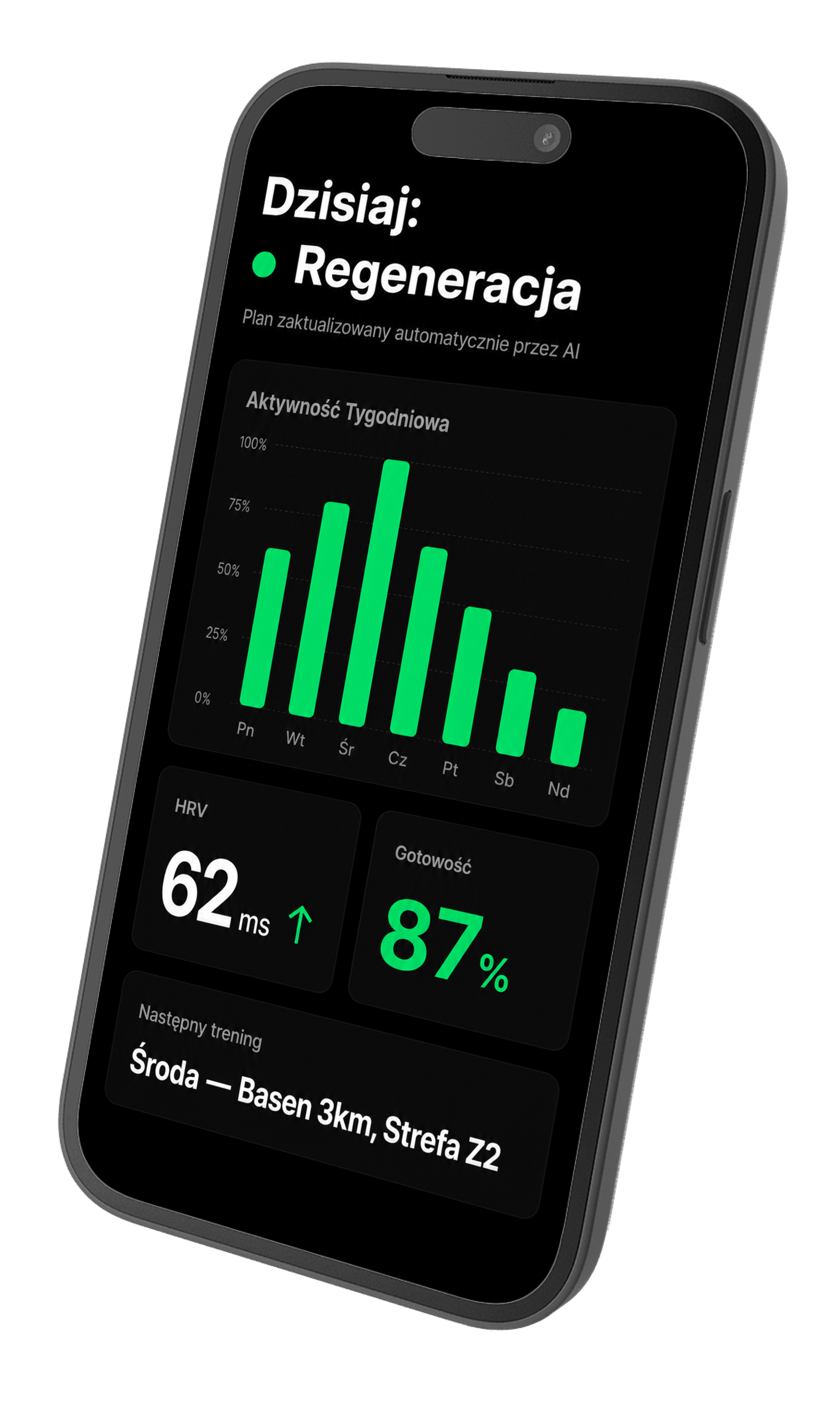 IronShift App na iPhone